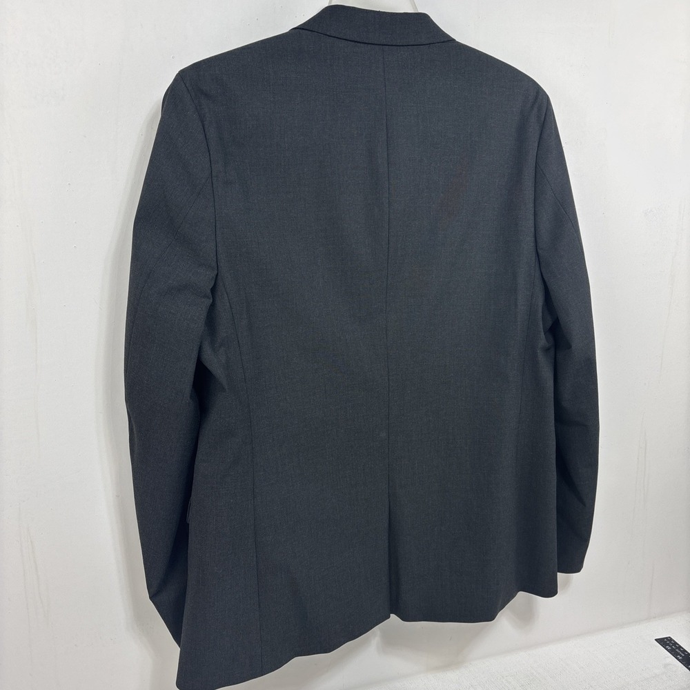 Calvin Klein Men's Infinite Slim Fit Blazer Size L Gray Suit‎ Jacket Two Button - Picture 6 of 10
